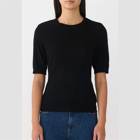 Ivy Copenhagen Essex SS O-Neck Knit, Sort